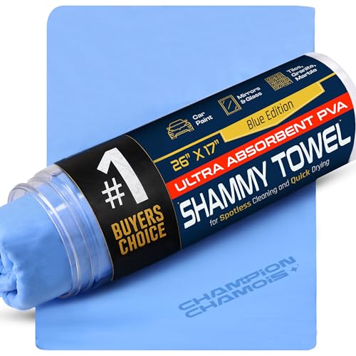 Cars, Boats, RVs - Super Absorbent Shammy Cloth - Blue