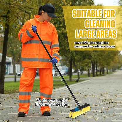 6 Pack 18 Inches Push Broom Outdoor