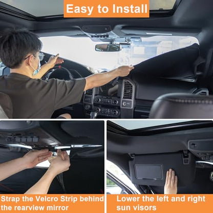 Windshield Sun Shade for Jeep Wrangler JK 2007
