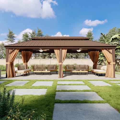 14' X 24' Hardtop Gazebo with Drainage