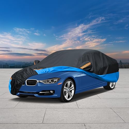 Car Cover Waterproof All Weather Outdoor Windproof Dustproof UV Protection Fit Sedan Honda Civic