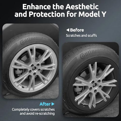Wheel Rim Protector for Tesla Model Y Gemini 19 inch Apollo Wheels 2020