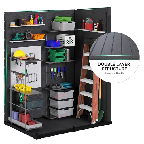 5x3 FT Outdoor Storage Shed with Reinforced Floor & Window