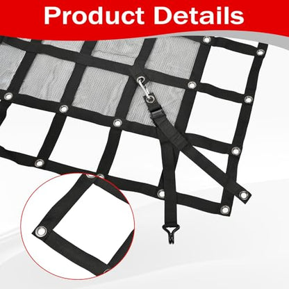 120" x 144" Truck Bed Cargo Net with 1500LBS Capacity