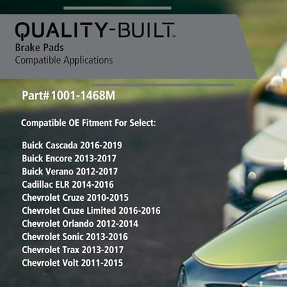 Rear Semi Metallic Brake Pads