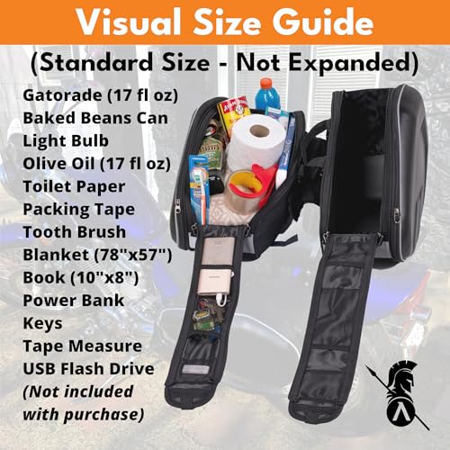 ENHANCED+ Motorcycle Saddlebags (2 Piece)