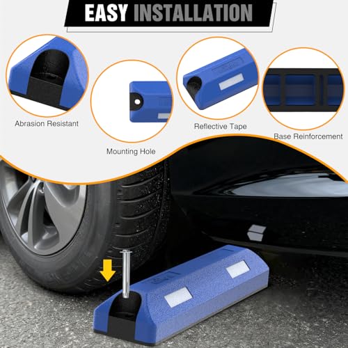 22 Inch Rubber Parking Curbs