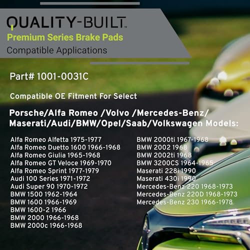 Front Ceramic Brake Pads
