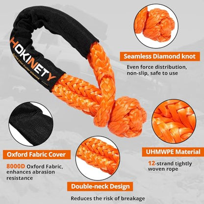 Kinetic Recovery Tow Rope (30 Foot)