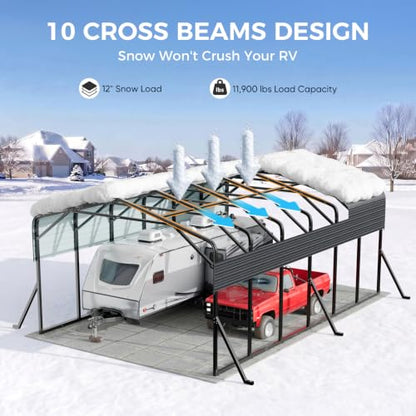 20x31x11.6 FT RV Carport