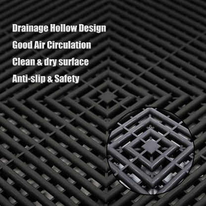 Interlocking Garage Floor Tiles (24 Unit Count Type)