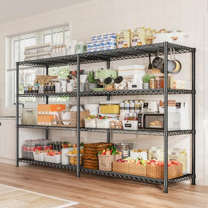 72.8" W Storage Shelves Load 1500LBS (4 Count)