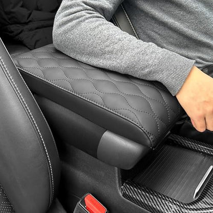 Car Center Console Armrest Cover PU Leather