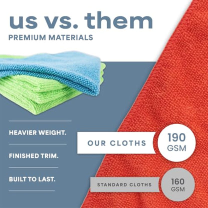 Microfiber Cleaning Cloth (25 Count)