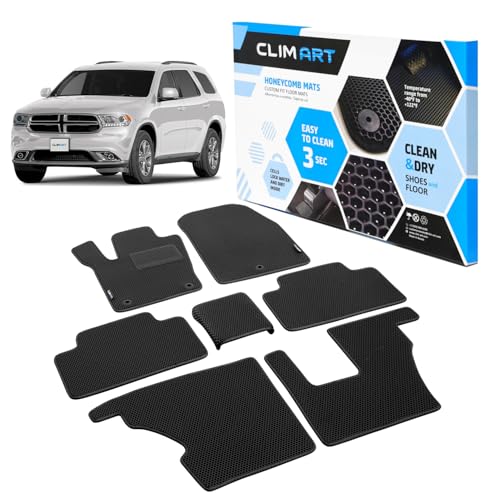 All Weather Car Floor Mats Compatible with Dodge Durango 2011