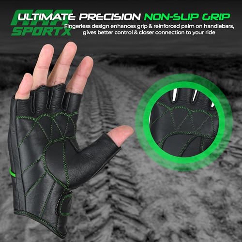 Motorcycle Gloves Men's Leather Motorbike Gloves Touchscreen Function
