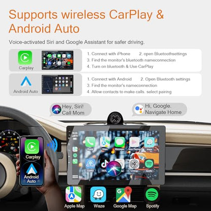 10.1 Inch Single Din 360° Rotatable Car Stereo