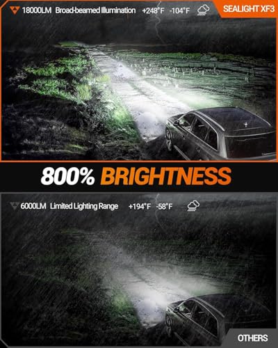 H3 LED Fog Light Bulbs (2 Count)
