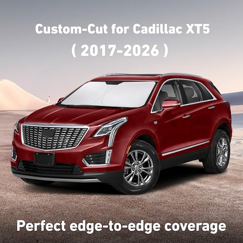 Windshield Sunshade Compatible for Cadillac XT5 2017