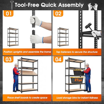 2400LBS Garage Shelving