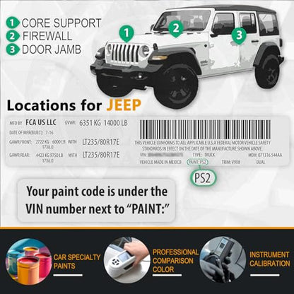 Touch Up Paint for Jeep Sarge Green