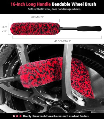 6PCS Motorcycle Cleaning Kit