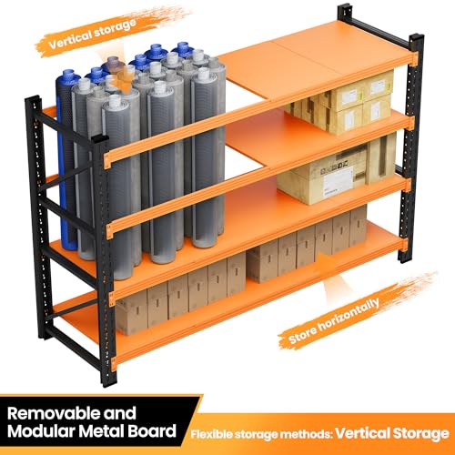 60” Wide Heavy Duty Metal Garage Shelving