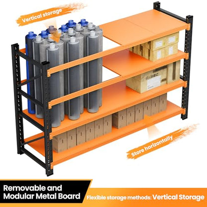 48” Wide Heavy Duty Metal Garage Shelving