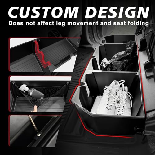 Under Seat Storage Box Compatible with 2026 2025 2024 2023 2022 2017