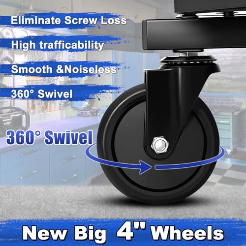 Rolling Stool with Wheels