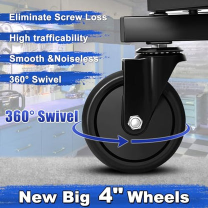 Rolling Stool with Wheels
