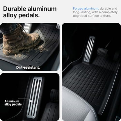 4 Pcs Floor Mats for Tesla Model Y Juniper Accessories 2025 2026 (4 Count)