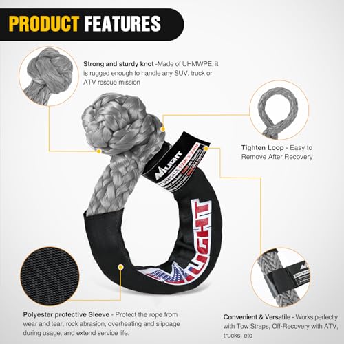 2PCS Synthetic Soft Shackles 1 (2 Count)