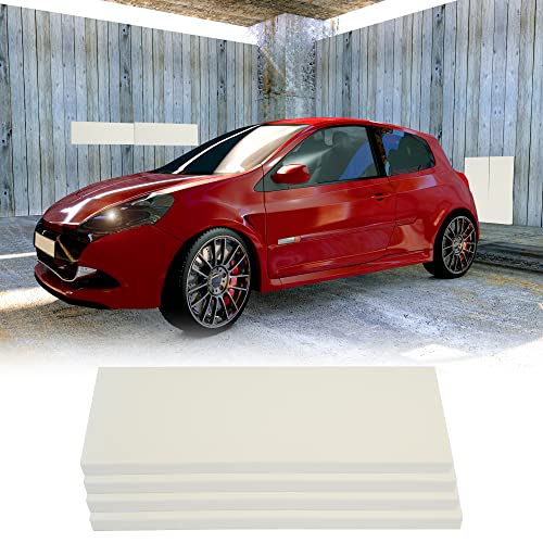 400x150x20mm 4pcs Car Garage Wall Guard Door Bumper Protector Anti Collision Waterproof White