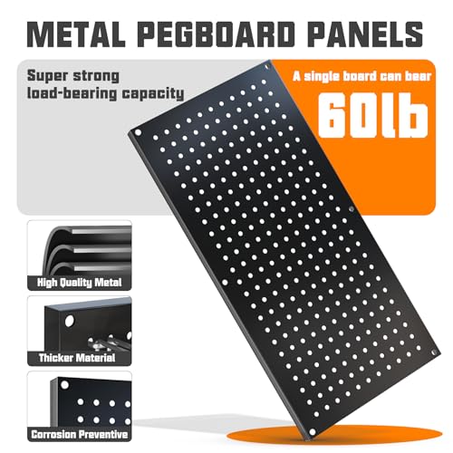 Metal Pegboard Storage System