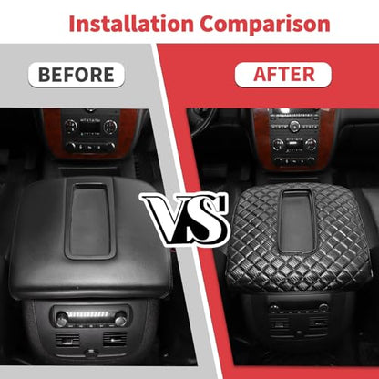 Car Center Console Cover Pad Fit for Chevy Silverado