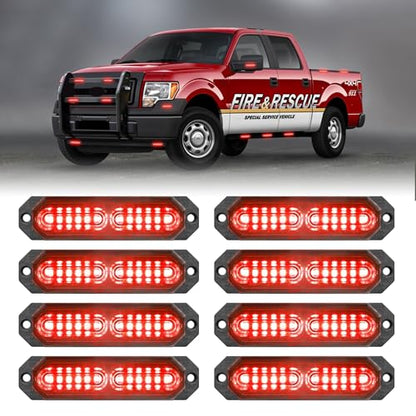 1200T Emergency Strobe Grille Lights (8 Count)