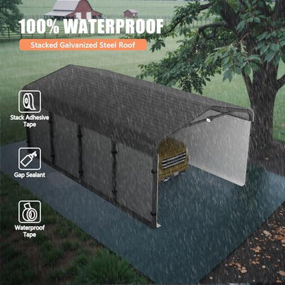 12x20 Heavy Duty Metal Carport