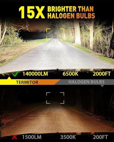 High Performance H11 9005 Light Bulbs Combo