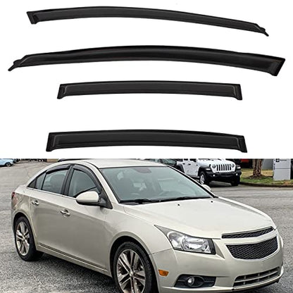 4pcs Window Visors Rain Guards for 2010 (4 Count)