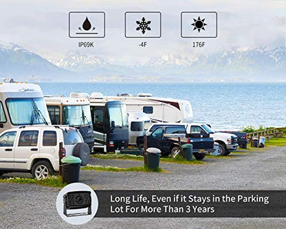 HD 1080P Wired Backup Camera System