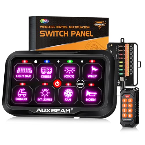 8 Gang Switch Panel RC800 with Wireless Remote Control Up to 165FT
