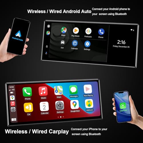 12.3" Ultra Thin Linux Screen for BMW X5 X6 E70 E71 CIC