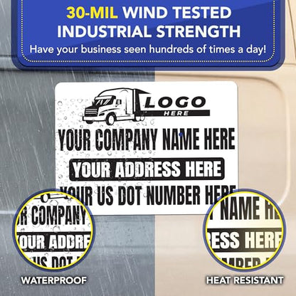 Custom Car Magnet 16x22 Inch 2 Pack