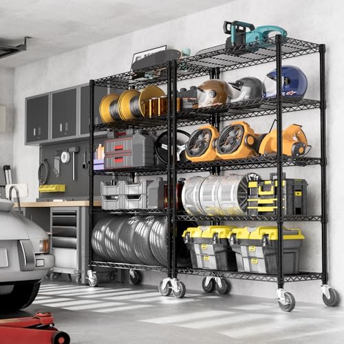 5 Shelf Storage Shelves (5 Count)