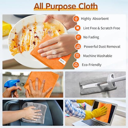 Microfiber Cleaning Cloth (12 Count)