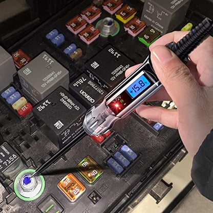 3 72V Backlit Digital LCD Circuit Tester
