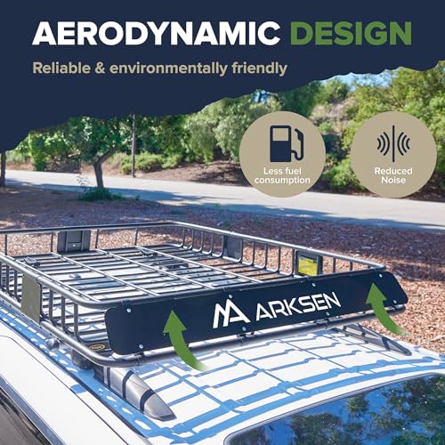 84" x 50" x 6" Extra Wide Roof Rack Basket with Extension