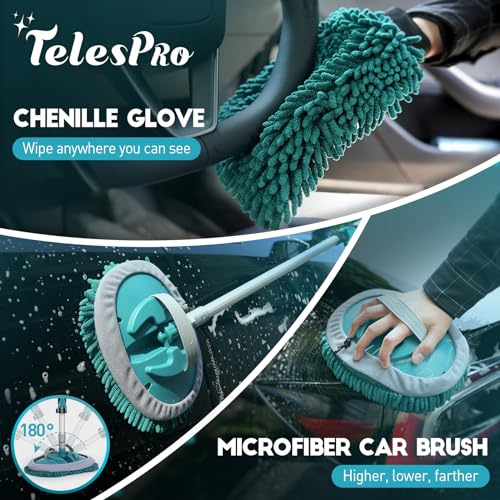 12FT Car Wash Brush with Long Handle
