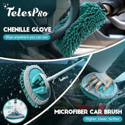12FT Car Wash Brush with Long Handle